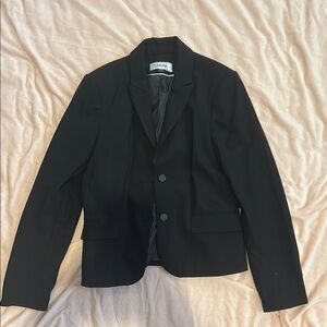 Calvin Klein Black Buttoned Blazer